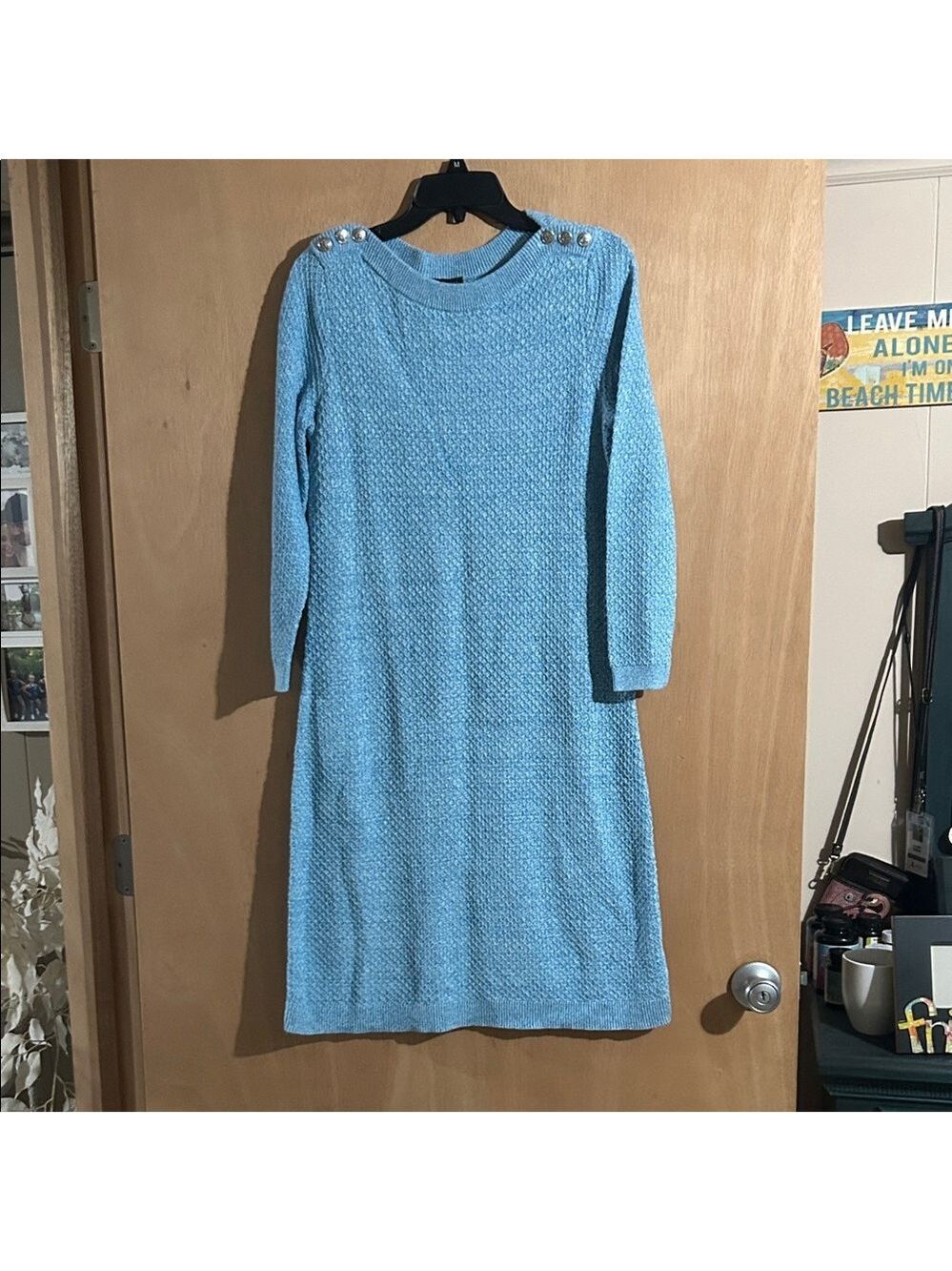 NWT Talbots Elegant Blue Knit Dress